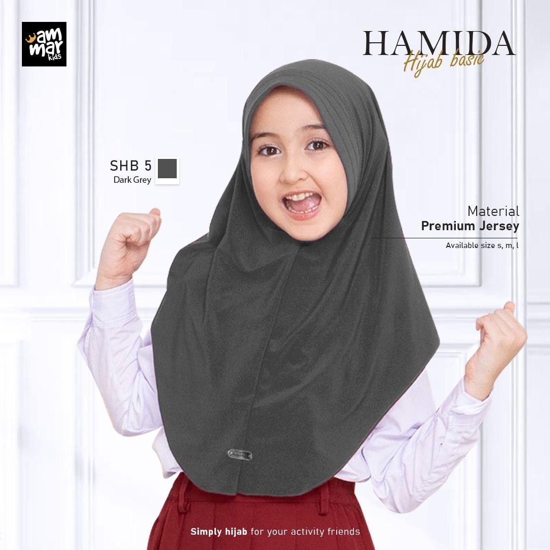 Hijab Muslim Anak / Hamida Hijab Basic - SHB5