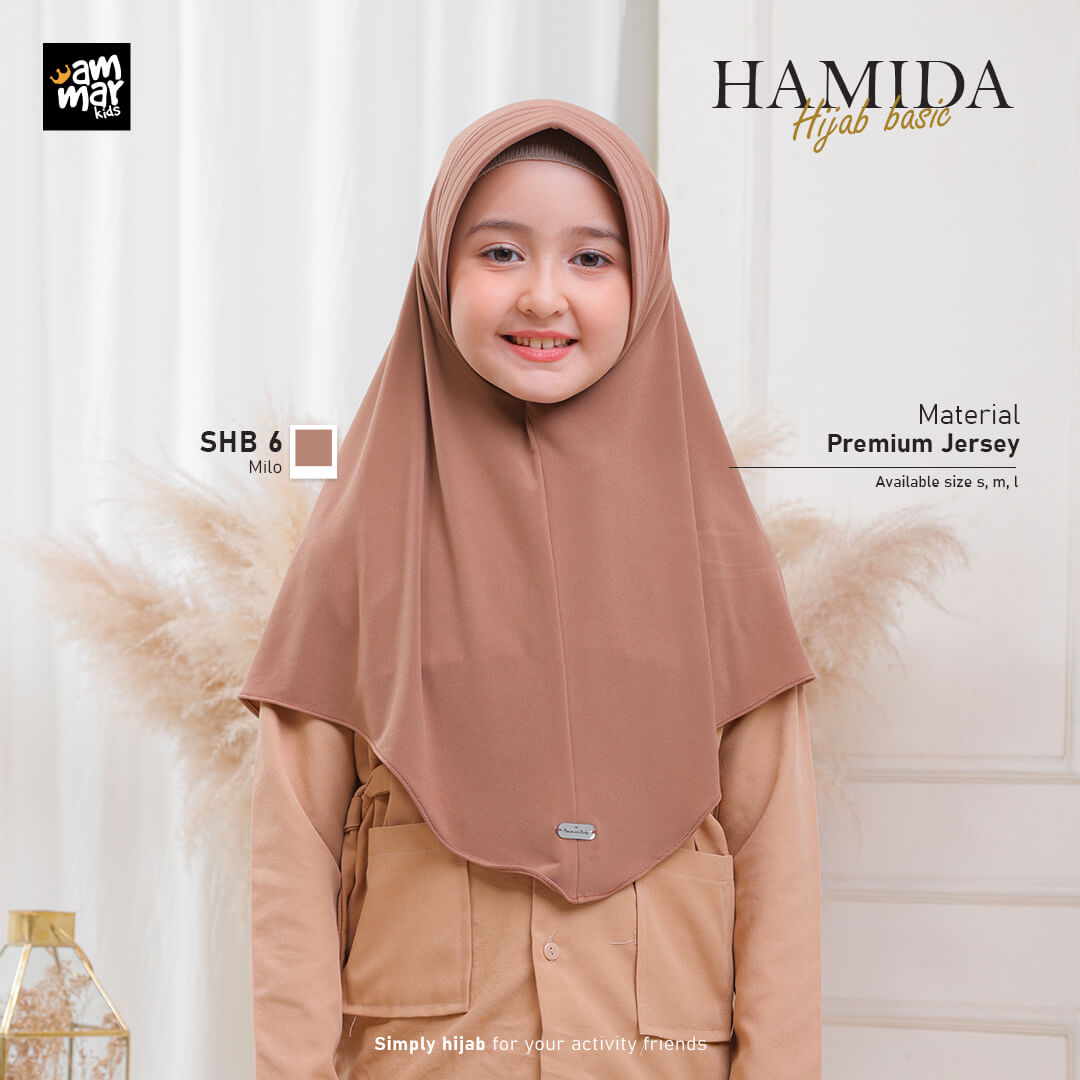 Hijab Muslim Anak / Hamida Hijab Basic - SHB6